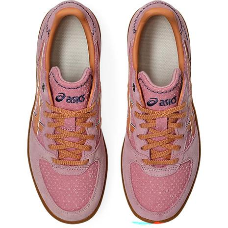 75. 新品未使用 タグ付 asics GIRO スエード ラウンドトゥ ピンク ASICS アシックス ランニングシューズ レディース asics