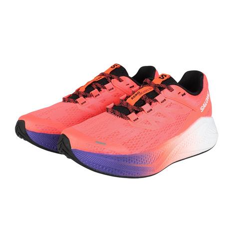 SALOMON トレイルランニングシューズ ピンク 24CM SALOMON（サロモン） （メンズ）ランニングシューズ トレランシューズ