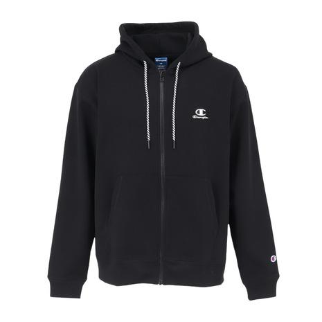 チャンピオン メンズ テックウィーブ テリージップフーデッドスウェットシャツ パーカー トップス カジュアルウェア ジップアップ 長袖 ブラック 黒 グレー 灰色 送料無料 Champion C3-CS114 Champion（チャンピオン） チャンピオン（CHAMPION）（メンズ）テック
