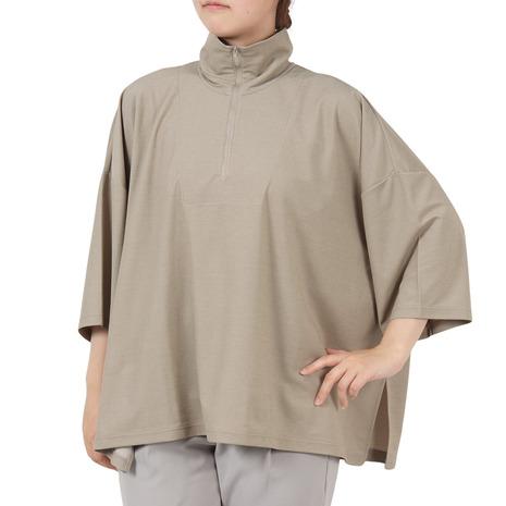 ダンスキン(DANSKIN)RAYBLOCK ハーフジップ トップ DC524112 GE(Lady’s) DANSKIN（ダンスキン） （レディース）RAYBLOCK ハーフジップ トップ