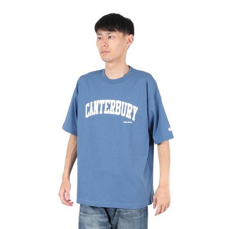 カンタベリー（canterbury）（メンズ、レディース）半袖 ロゴTシャツ