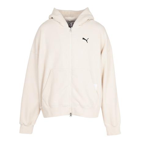 プーマ(PUMA)MWQ フルジップ フーディー 636957 87 OWHT(Men’s) PUMA（プーマ） （メンズ）MWQ フルジップ フーディー 636957 87 OWHT