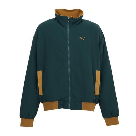 野*肩様 新春値下げ PUMA プーマ ジップアップジャケット 紺/クリーム/橙 PUMA（プーマ） （メンズ）AUTUMN FL ラインド ジャケット 690140 75