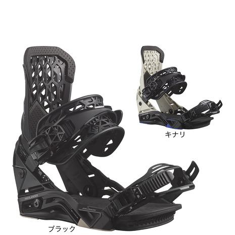 SALOMON HIGHLANDERスノーボードビンディング M ブラック SALOMON（サロモン） （メンズ、レディース）スノーボードビンディング