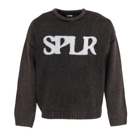 SPLR(SPLR)Dust Washed クルー ニット 2521-18116-01400(Men’s) SPLR（SPLR）（メンズ）Dust Washed クルー ニット 2521-18116-01400