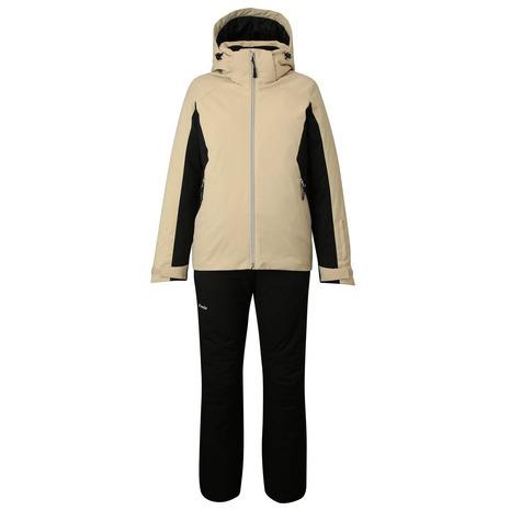 PHENIX(PHENIX)スキーウェア バーティカルツーピース 上下セット PSW252P70BEIGE(Lady’s) フェニックス（PHENIX） PHENIX（PHENIX）（レディース）スキーウェア