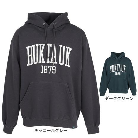 バクタ(BUKTA)ヘビー 刺繍パーカー BU2525802:17:CHARCOAL(Men’s) バクタ（BUKTA）（メンズ）ヘビー 刺繍パーカー BU2525802:17