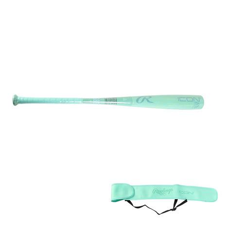 ローリングス BR6IONE ミント MINT 83cm 670g 軟式ICON Rawlings（ローリングス） （メンズ）軟式用バット 野球 一般 FRP製