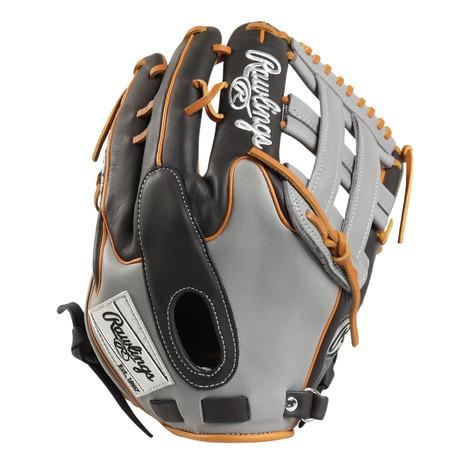 Rawlings 軟式グローブ グレー デニム ローリングス 野球 最安値 Rawlings（ローリングス） （メンズ）軟式用グラブ 外野手用 野球
