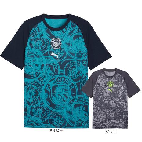 PUMA（プーマ） （メンズ）マンチェスターシティFC MCFC PM 半袖シャツ