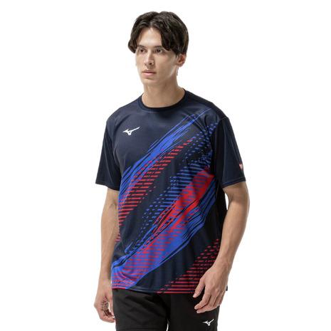 MIZUNO 限定品　カスタムウエアー　ゲームシャツ　XL MIZUNO（ミズノ） （メンズ、レディース）卓球ウエア ゲームシャツ