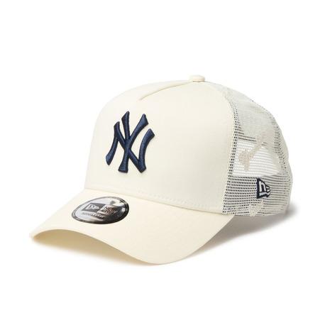 帽子 9FORTY / CAP / POLY. MESH. NEWERA WHITE NEW ERA（ニューエラ） （メンズ、レディース）メッシュキャップ