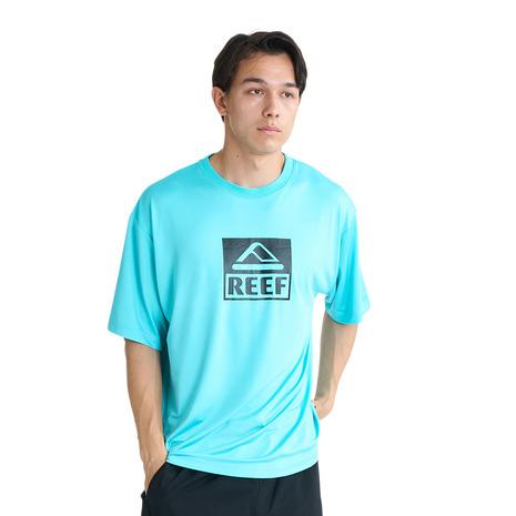 REEF（リーフ） （メンズ）ボックスロゴ ラッシュ 半袖Tシャツ