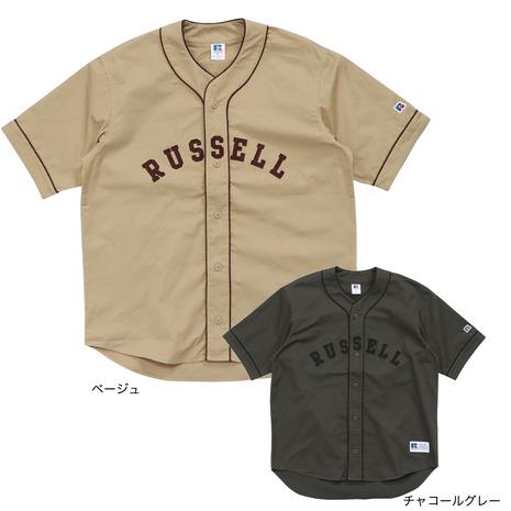 USA製！【RUSSELL ATHLETIC ラッセル】ベースボールシャツ 野球 Russell Athletic（ラッセル アスレティック） ラッセル（RUSSELL
