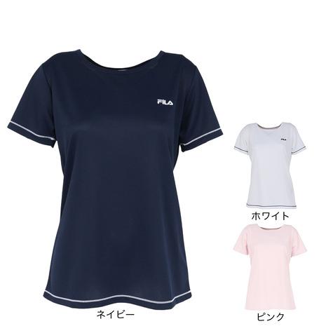 FILA（フィラ） （レディース）テニスウェア 半袖Tシャツ CE6SAW037
