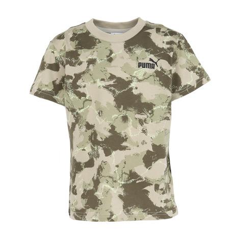 PUMA（プーマ） （キッズ）ESS CAMO AOP 半袖Tシャツ B 694229 61 SBEG