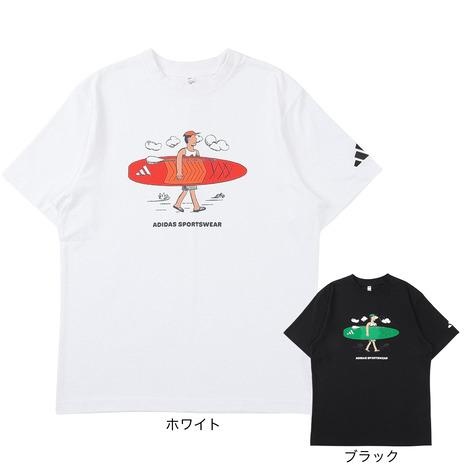adidas（アディダス） （メンズ）GRAPHICS サーフ B 半袖Tシャツ OHN06