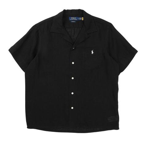 【1回着用美品】Ralph Lauren(ラルフローレン)リネン 半袖シャツ M POLO RALPH LAUREN（ポロ・ラルフローレン） ラルフ ローレン（RALPH