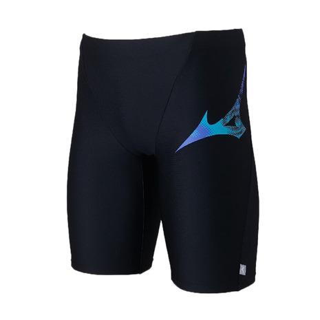 Mizuno 競泳水着 黒　青 メンズ MIZUNO（ミズノ） （メンズ）水着 メンズ 水泳 スイムフィットネス用