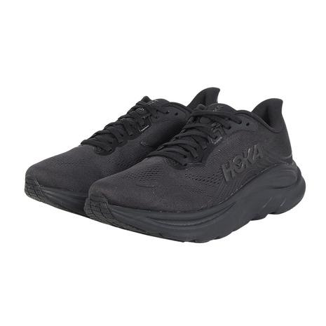 ホカ（HOKA）（レディース）ランニングシューズ ジョギングシューズ クリフトン 11 ワイド ブラック 1177539-BBLC スポーツ シューズ トレーニング