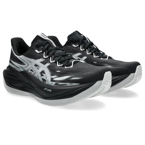 アシックス（ASICS）（メンズ、レディース）ランニングシューズ トレーニングシューズ スーパーブラスト 3 ブラック ホワイト 1013A177.001 お一人様一点まで