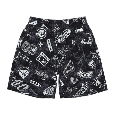 EGOZARU エゴザル Tシャツ バスパン M 総柄 セット ハンバーガー 黒 EGOZARU（エゴザル） （メンズ、レディース）バスケットボールウェア