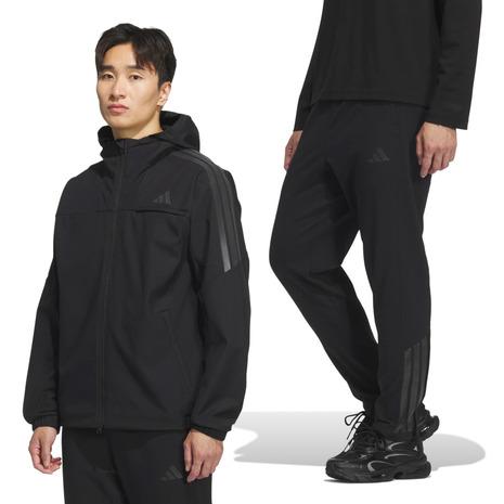 アディダス（ADIDAS）（メンズ）スリーストライプスフード付きウインド