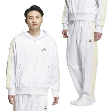 adidas 2025秋冬新作 Stadium Gold 上下セット サイズＬ アディダス（adidas）（メンズ）Stadium Gold ルーズフィット フード