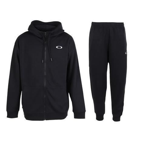 OAKLEY ブラック ジャケット　上下　オークリー OAKLEY（オークリー） トレーニング ウェア 上下セット 吸汗速乾