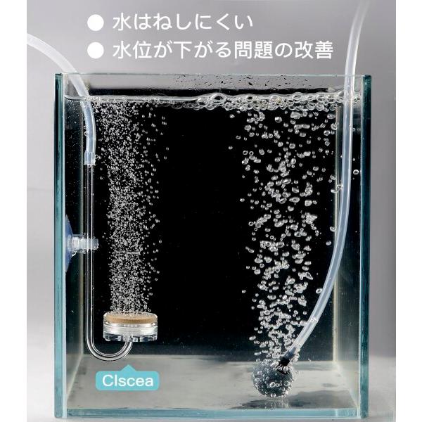 Clscea エアポンプ専用アクリル製エアレーションエアーディフューザー酸素補給 観賞魚大径32mm｜supiyura｜03