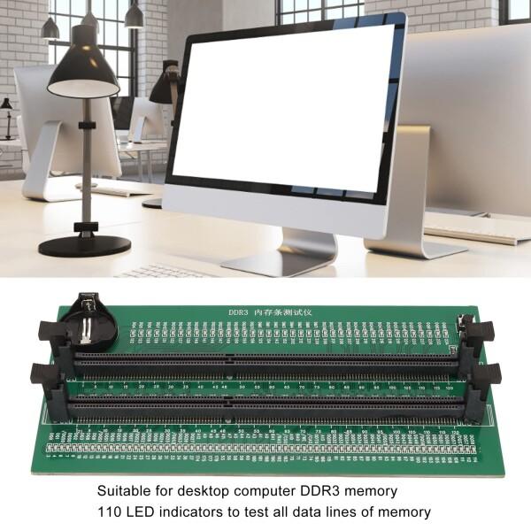 DDR3メモリテスター、PCB DDR3メモリテストカード、デスクトップコンピュータ用110個のLEDインジケ｜supiyura｜03
