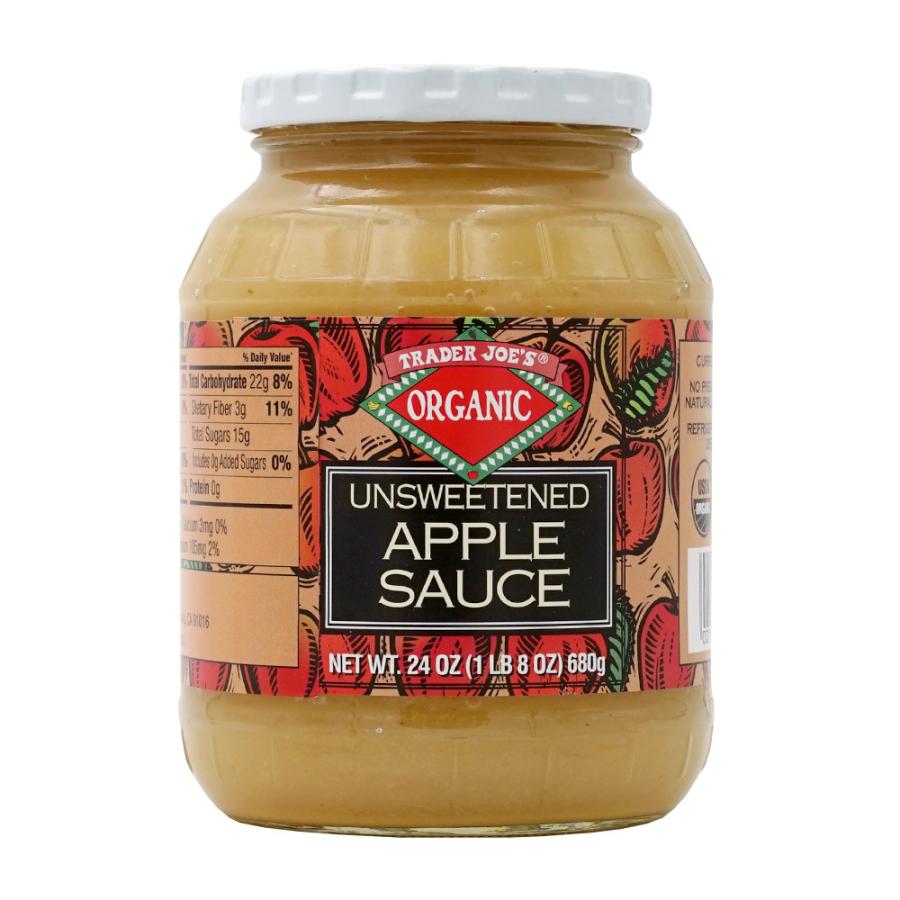爆安爆安オーガニック アップルソース 無糖 680g トレーダージョーズ トレジョ Organic Unsweetened Apple Sauce, 24 Oz フルーツソース ジンジャーピープル オーガニック フィジー ジンジャーシロップ 237g 2個セットOrganic Fiji Ginger Syrup fl oz 2set