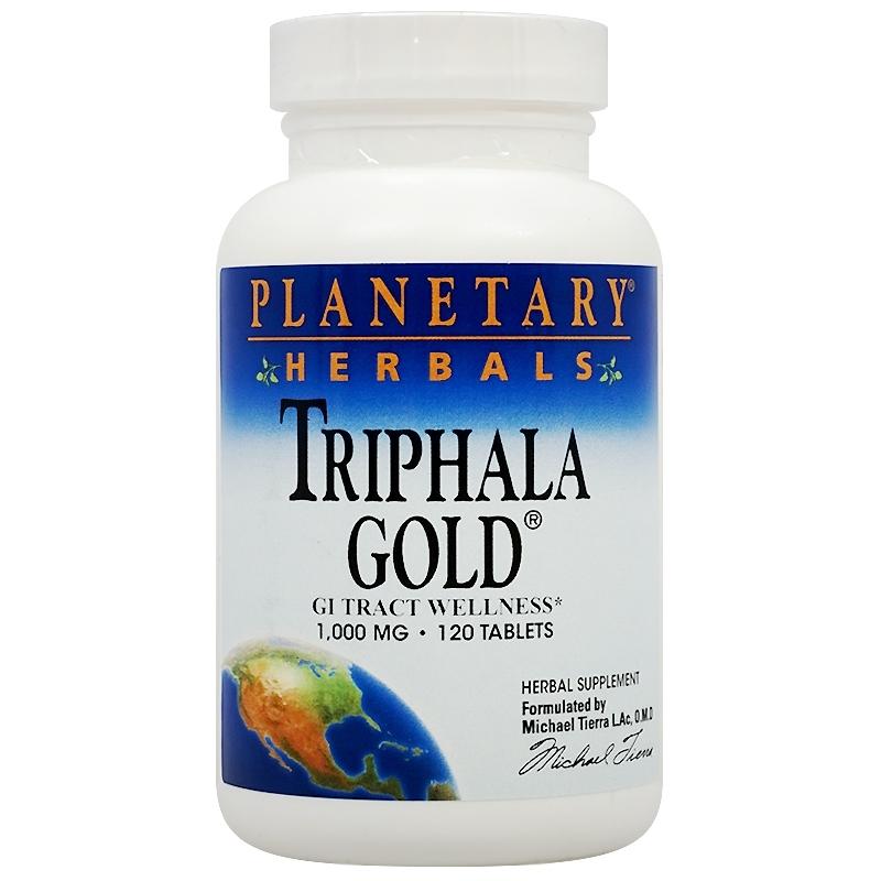 Herbalsトリファラ ゴールド 1000 mg 120 タブレットTriphala Gold 1000
