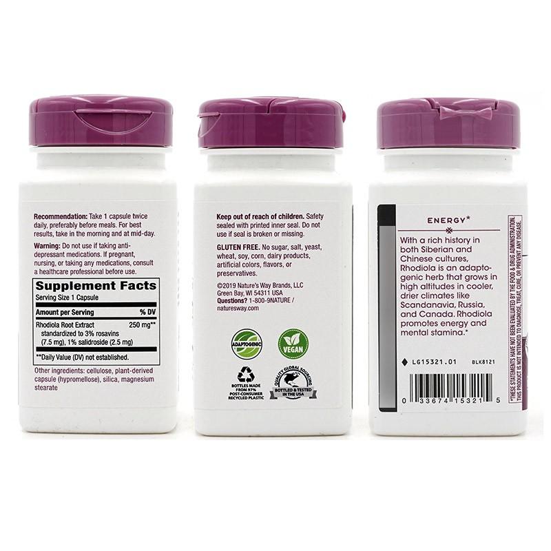 ネイチャーウェイ ロディオラ 植物性カプセル60粒 Nature S Way Rhodiola Standardized 60 Veggie Caps Supla ヤフー店 通販 Yahoo ショッピング