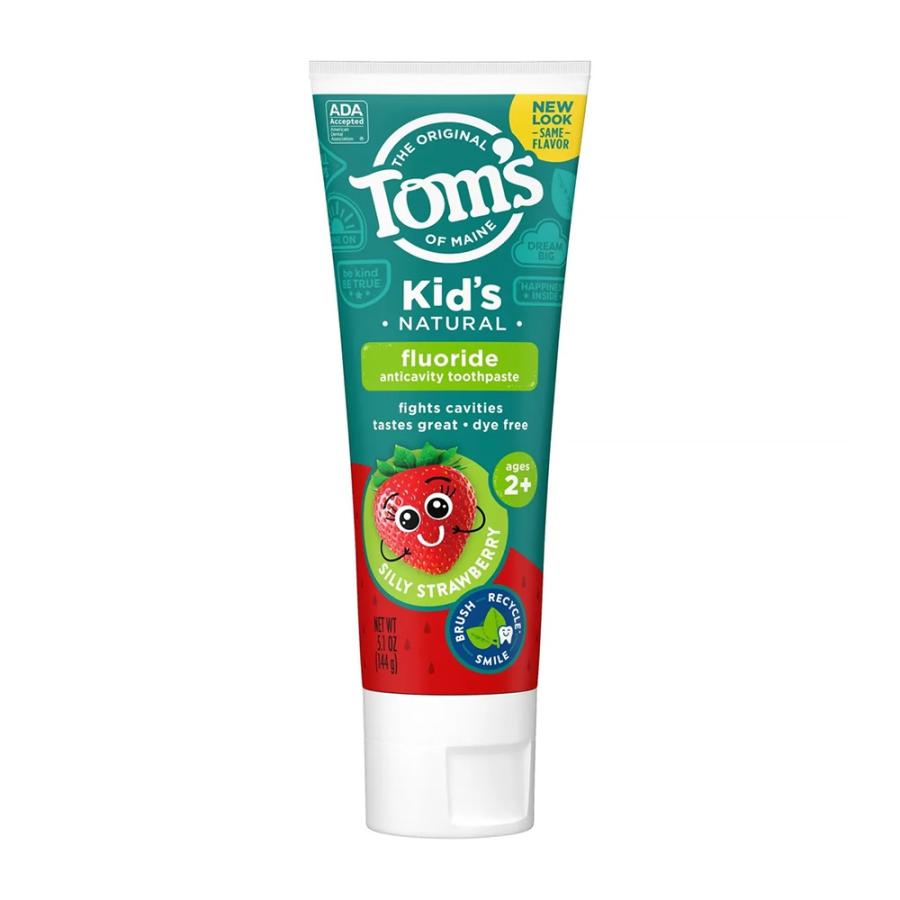 ナチュラルキッズフッ素歯磨き粉シリストロベリー、144 g　Childrens Toothpaste, Silly Strawberry 5.1 oz