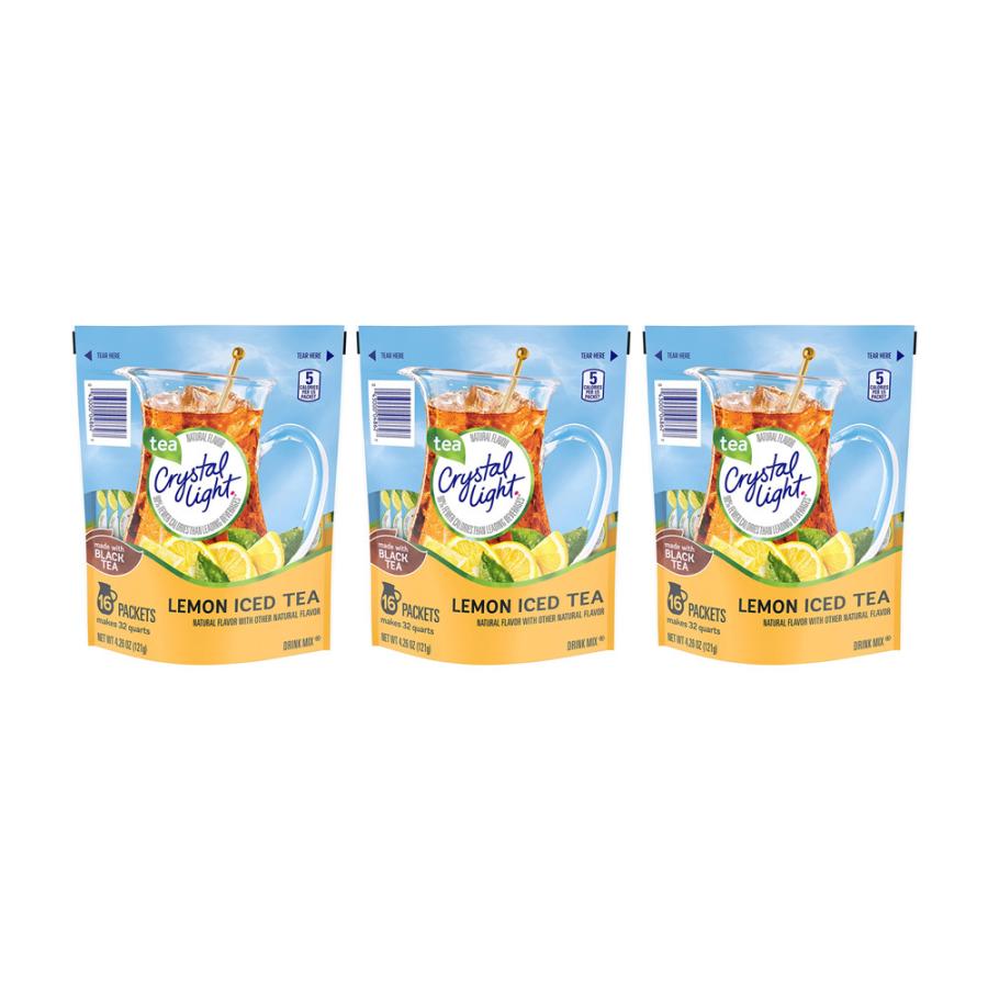 【超安い】フィーチャーパックドリンクミックスレモンアイスティー、16パケット 3個セット Pitcher Packs Drink Mix Lemon Iced Tea, 16 packets 3set