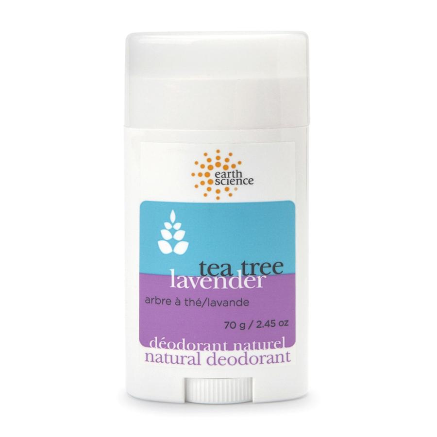 アースサイエンス デオドラント　ティーツリーの香り70g Earth Science　Natural Deodorant,Tea Tree Lavender 2.45 oz