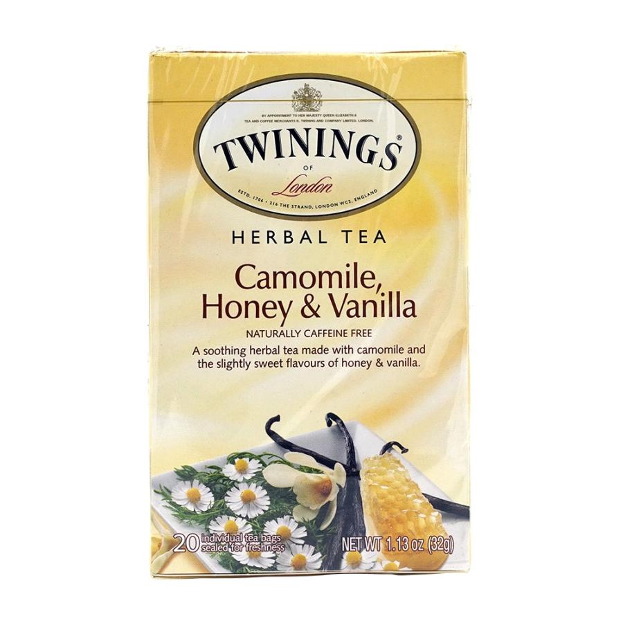 カモミール、ハニー＆バニラハーブティー20ティーバッグ Camomile, Honey & Vanilla Herbal Tea 20 Tea