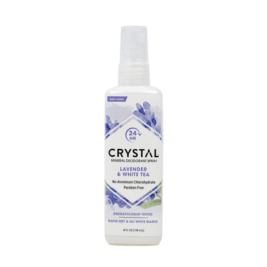 クリスタル デオドラントボディスプレー ラベンダー&ホワイトティー 118ml【Crystal】Deodorant Body Spray