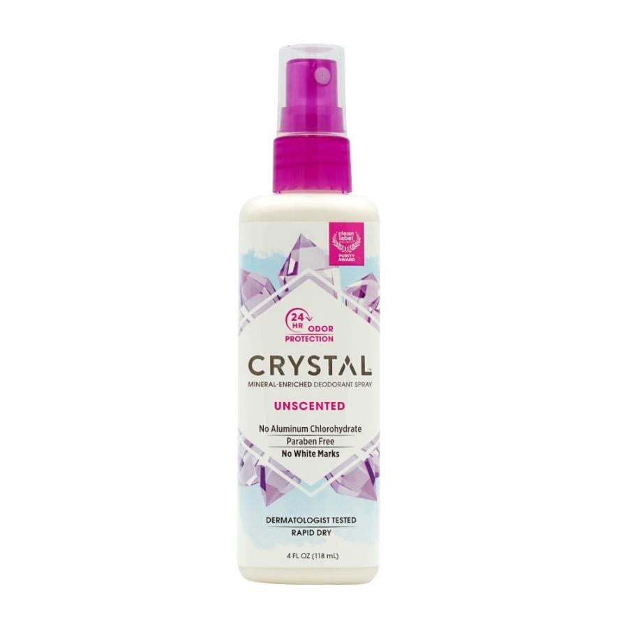 クリスタル ボディデオドラントスプレー 118ml【Crystal】Body Deodorant Spray 4 fl oz