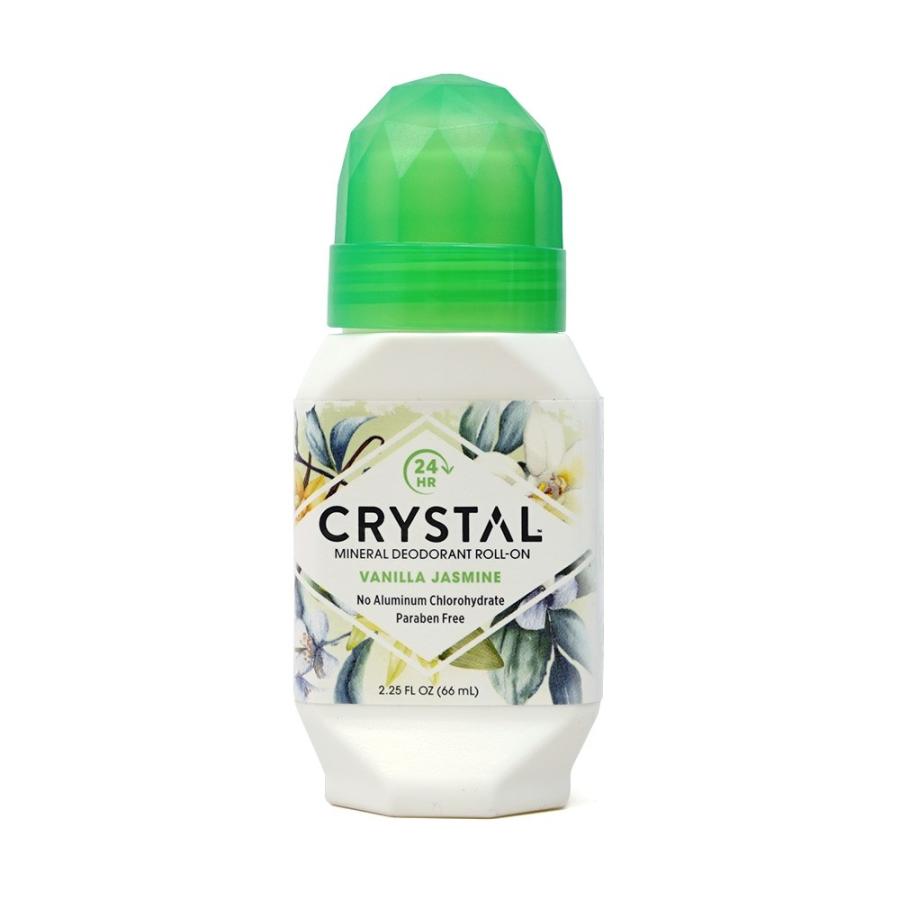 クリスタル ボディデオドラント ロール-オン バニラジャスミン 66ml【Crystal】Body Deodorant Roll-On, Vanilla Jasmine｜supla