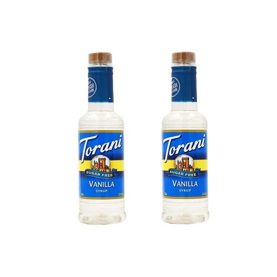 トラーニ シュガーフリー バニラ シロップ 375ml 2個セット【Torani】Sugar Free Vanilla Syrup 12.7