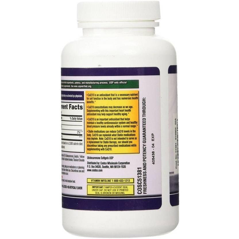 Kirkland Signature COQ10 100 Softgels, 300 mg,100softgels コエンザイムq10 CoQ10 300mg 100錠 :096619928118:SUPLA ヤフー店 - 通販 - Yahoo!ショッピング Kirkland Signature COQ10 100 Softgels, 300 mg,100softgels コエンザイムq10 CoQ10 300mg 100錠 :096619928118:SUPLA ヤフー店 - 通販 - Yahoo!ショッピング
