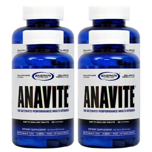 ギャスパリ ガスパリニュートリション アナバイト 180錠 4個セット Gaspari Nutrition Anavite 180 Tablets P4 Supla ヤフー店 通販 Yahoo ショッピング