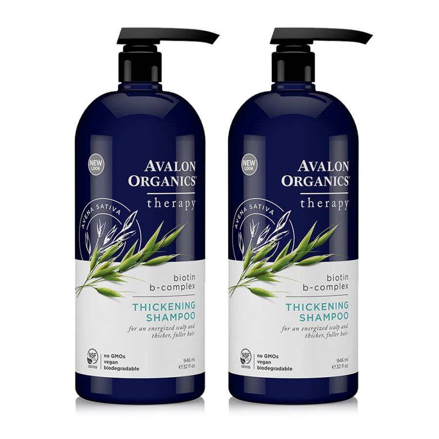ビオチンB アバロンオーガニクス シャンプー 907g 2個セット【Avalon Organics】Thickening Shampoo Biotin B-Complex 32 fl oz 2set