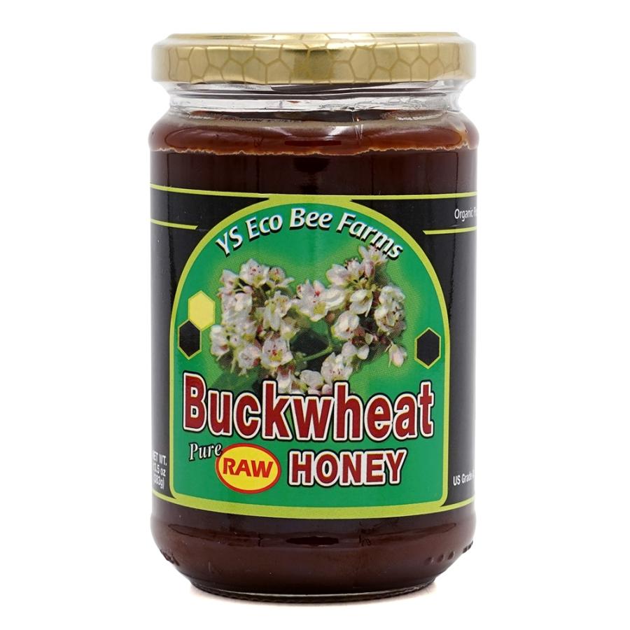 ワイエスエコビーファーム そば生はちみつ 383 g Y.S. Eco Bee Farms Buckwheat Pure Raw Honey 13.5 fl oz｜supla