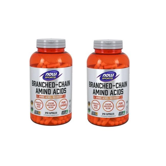 ナウスポーツ 分岐鎖アミノ酸 BCAA 240錠 2本セット NOW SPORTS NOW FOODS BRANCHED CHAIN AMINO ACIDS　BCAA 240CAP 2set｜supla