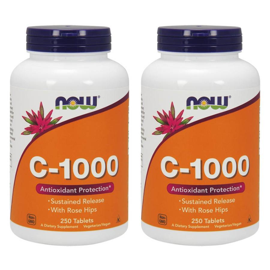 C-1000 ナウフーズ 250錠 2本セット Now Foods C-1000 250 Tablets 2set｜supla