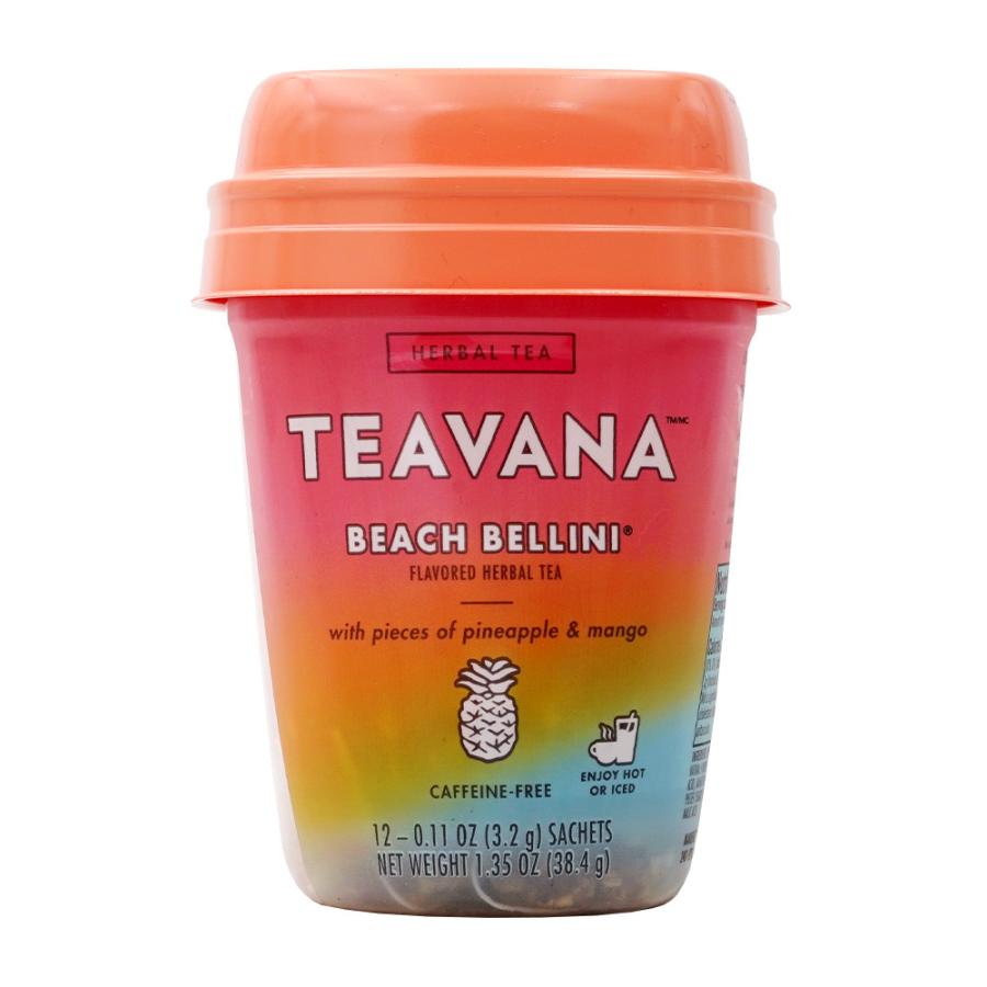ハーブティー ピーチベリーニ カフェインフリー 12個入り ティバーナ【Teavana】Herbal Tea Beach Bellini CaffeineFree 12 Sachets