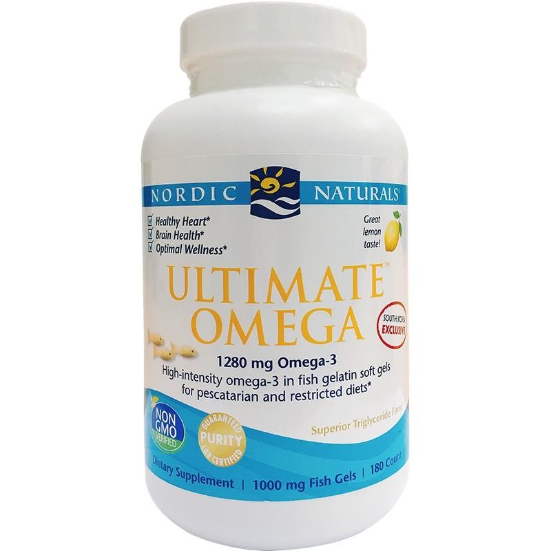 SALE／94%OFF】 ウルティメイト オメガ ノルディックナチュラルズ 180粒Ultimate gelatin) Omega (Fish DHA、 EPA、オメガ3